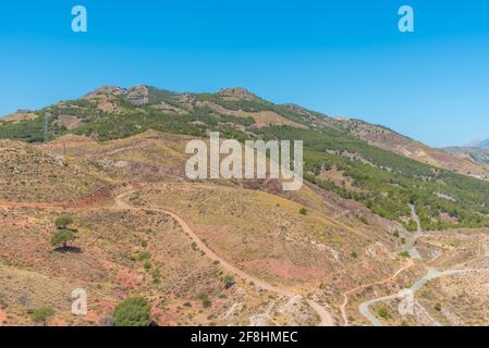 Sierra de la Pena rubia in Spanien Stockfoto
