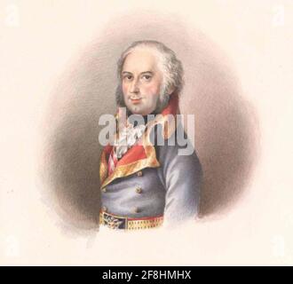 Chasteler de Courcelles, Johann Gabriel Marquis. Stockfoto