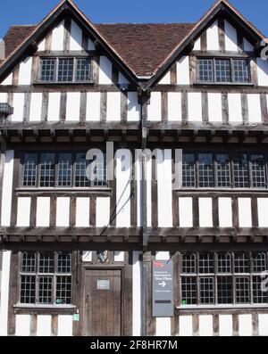 Der Fluss Avon in Stratford-upon-Avon in Warwickshire in Großbritannien, aufgenommen am 22. Juni 2020 Stockfoto