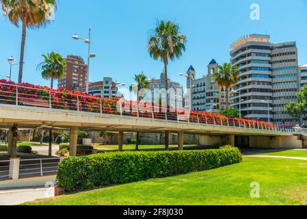 Pont de les Flors in der spanischen Stadt Valencia Stockfoto