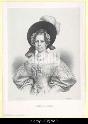 Milder Kapitän, Anna Pauline. Stockfoto