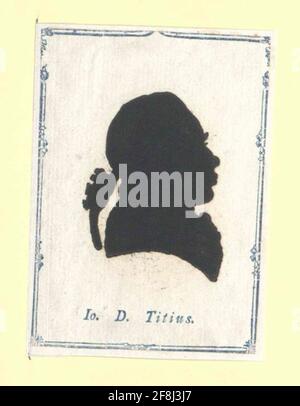 Titius, Johann Daniel . Stockfoto
