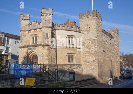 The Old Jail, ein Museum in Buckingham, Buckinghamshire in Großbritannien Stockfoto