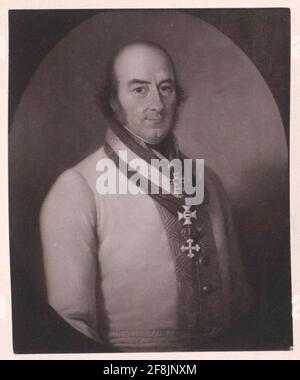 Chasteler de Courcelles, Johann Gabriel Marquis. Stockfoto