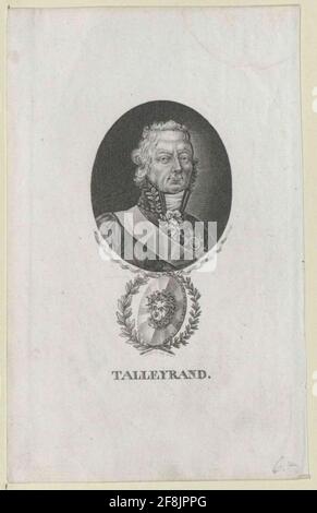 Talleyrand-Perigord, Charles Maurice Herzog . Stockfoto