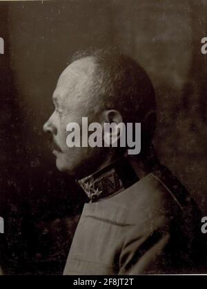 Feldmarschall Svetozar Boroevic von Bojna, General der Infanterie, Kommandeur der 5. Armee, Profilaufnahme der Gesichtsaufnahme wahrscheinlich im Frühjahr 1916 in Postojna (Adelsberg) Slowenien Stockfoto
