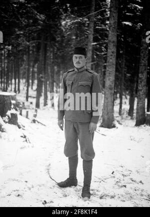 Ein angesehener Soldat der 11. Armee. Stockfoto