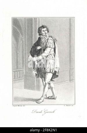 Garrick, David . Stockfoto