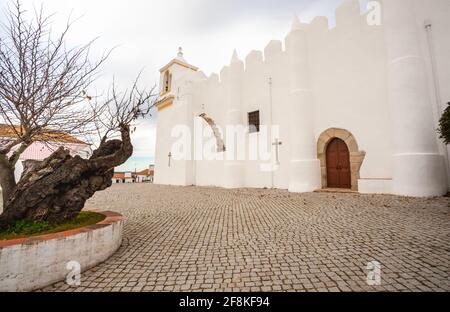 kirche von Pavia Mora Dorf in Alto Alentejo Portugal Stockfoto