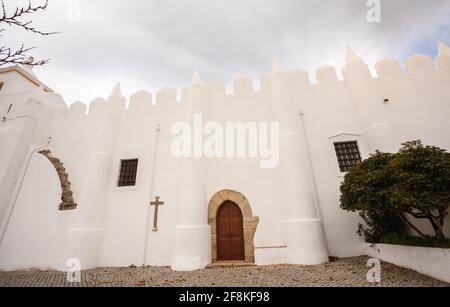 kirche von Pavia Mora Dorf in Alto Alentejo Portugal Stockfoto