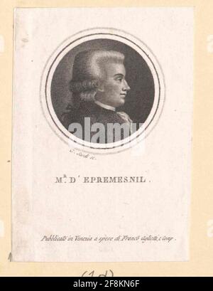 Spréménil, Jean Jacques Duval D '. Stockfoto