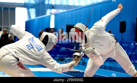 Fechten World Cup Vancouver Stockfoto