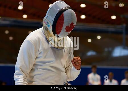 Fechten World Cup Vancouver Stockfoto