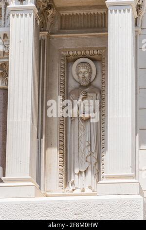 Kathedrale der Unbefleckten Jungfrau Maria in Monaco Stockfoto