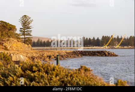 Granite Island in Victor Harbor South australia am 12. April 2021 Stockfoto