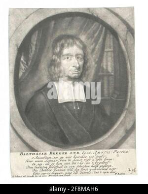 Bekker, Balthasar Schabürstler: Schenk, Pieter (1646) Verlag: Schenk, Pieter (1646) Dating: Around 1690/1698 Verlag: Amsterdam Stockfoto