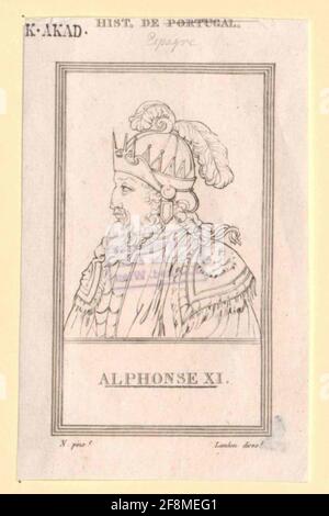 Der König von Kastilien und León. Stockfoto