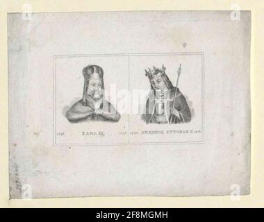 Karl IV., Kaiser . Stockfoto