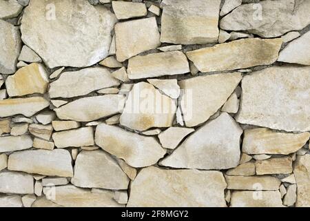 Altes Kalkstein Material Nahtloses Backstein Wand Hintergrund Stockfoto