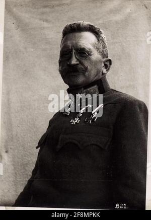 Generalmajor Anton Klein. Stockfoto