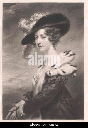 Howard, Georgiana Lady . Stockfoto