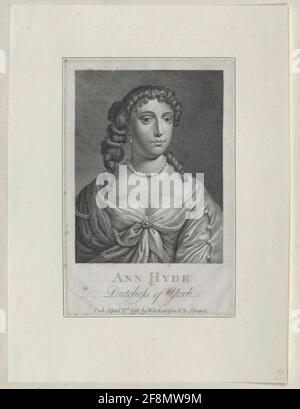 Anna Hyde, Herzogin von York. Stockfoto