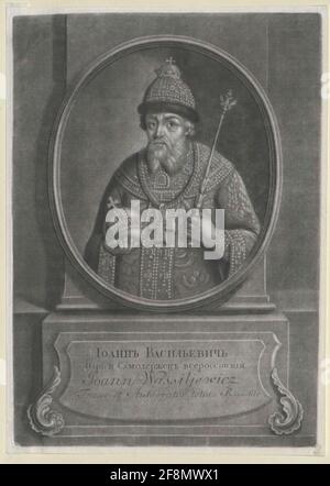 Ivan IV., ZAR of Russia Schabürgerler: Stenglin, Johanndatahlllation: 1730/1770 Stockfoto
