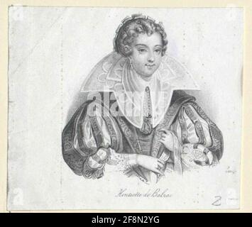 Balzac, Catherine-Henriette Gräfin der Marquise de Verneuil. Stockfoto