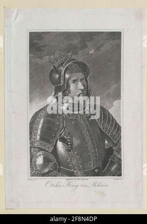 Ottokar II Przemysl, König von Böhmen. Stockfoto