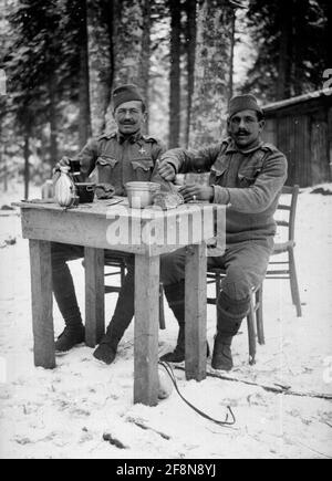Ein angesehener Soldat der 11. Armee. Stockfoto