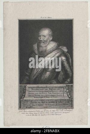 Sully, Maximilien de Béthune Baron de Rosny Duc Radierer: Marcenay de Ghuy, Antoine Deverleger: Marcenay de Ghuy, Antoine Deverleger: Wille, Johann Georgverlagsort: Paris Stockfoto