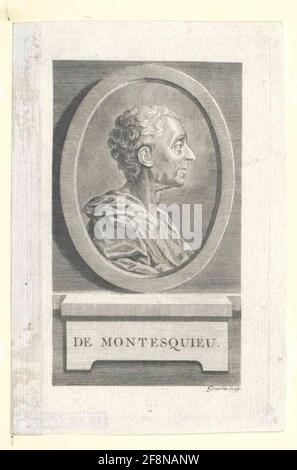 Montesquieu, Charles Baron der gezüchteten und. Stockfoto