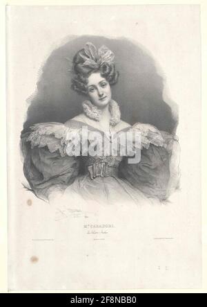 Caradori-Allan, Maria Caterina Rosalbina. Stockfoto