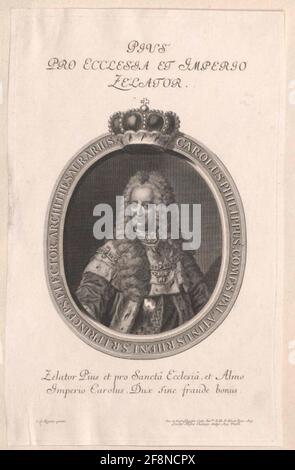 Karl Philipp, Kurfürst der Pfalz. Stockfoto