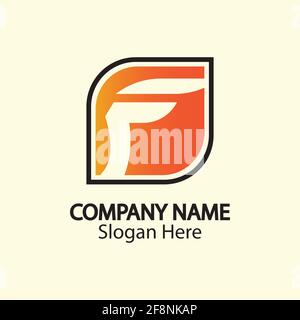 Der Buchstabe F Vektor icon Abbildung design Stock Vektor