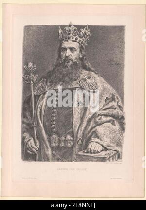 Kasimir III., der große König von Polen. Stockfoto
