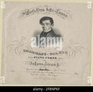 Strauss, Johann. Stockfoto