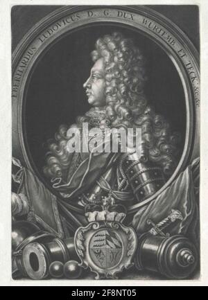 Eberhard IV Ludwig, Herzog von Württemberg. Stockfoto