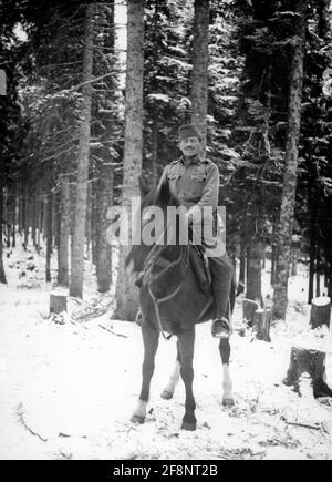 Ein angesehener Soldat der 11. Armee. Stockfoto
