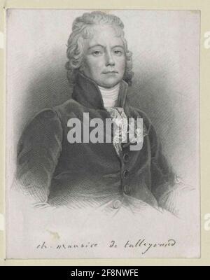 Talleyrand-Perigord, Charles Maurice Herzog . Stockfoto