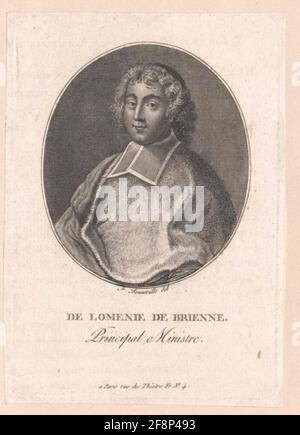 Lomenie de Brienne, Etienne Charles de. Stockfoto