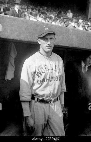 Bill Wambsganss, Cleveland Indians, 1921. Stockfoto