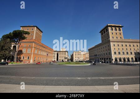 Piazza Venezia, Rom, Italien Stockfoto