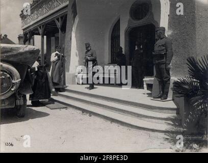 Levico. Erzherzog Friedrich beim 11. Armeekommando. . Stockfoto