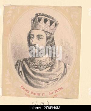 Rudolf IV Der Stifter, Herzog von Österreich. Stockfoto