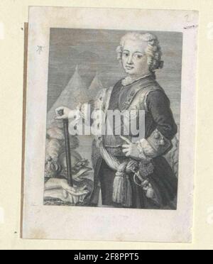 Friedrich II., König von Preußen. Stockfoto