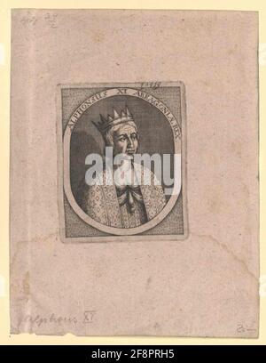 Der König von Kastilien und León. Stockfoto