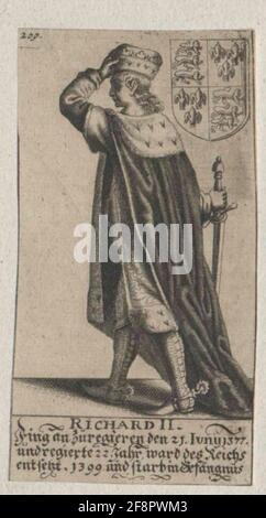 Richard II., König von England. Stockfoto