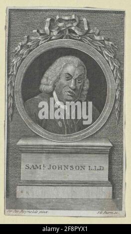 Johnson, Samuel Verlag: Dieterich, Johann Christianmaler: Reynolds, Joshuastecher: Sturm, Johann Georgverlagsort: Göttingen Stockfoto