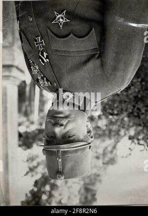 Exzellenz FZM Viktor Graf v. ScheearchStuel Kommandant der 11. Armee, Trient. Stockfoto